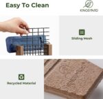 Kingsyard Recycled Plastic Suet Fowl Feeder, Double Capability Tail-Prop... - Image 5