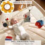 Lovely Child Play Fitness center and Tummy Time Mat - Mushy Mat with 5 Farm Toys... - Image 3