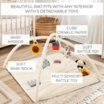 Lovely Child Play Fitness center and Tummy Time Mat - Mushy Mat with 5 Farm Toys... - Image 4