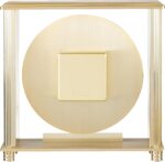 Bulova B1700 Grand Prix Desk Clock | Brass MetalFinish | Glass Enclos... - Image 4