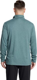 M MAELREG Quarter Zip Golf Pullover Males Dry Match Lengthy Sleeve Performanc... - Image 4