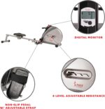 Sunny Well being & Health Rowing Machine Rower Ergometer with Digital Mon... - Image 3