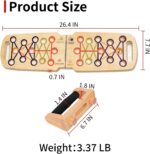 Foldable wood Push up Board, Transportable Push up Stand 14 in 1 Muscle B... - Image 3