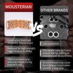 Foldable wood Push up Board, Transportable Push up Stand 14 in 1 Muscle B... - Image 7