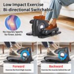 Underneath Desk Elliptical Train Machine with Distant Management & 12 Speeds... - Image 3