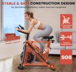 Train Bike, Adjustable Magnetic Resistance Stationary Bikes for Hom... - Image 4