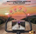 Train Bike, Adjustable Magnetic Resistance Stationary Bikes for Hom... - Image 5