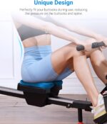 Rowing Machine Seat Cushion, MERACH Rower Seat Cushion, 2 Strap Fixati... - Image 3