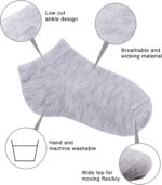 Duufin Toddler Socks, 25 Pairs Child Boys Ladies Ankle Socks Youngsters Low Cu... - Image 3