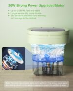 Transportable Washing Machine, 16L Massive Capability Laundry Washer Cleansing f... - Image 4