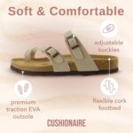 CUSHIONAIRE Ladies's Luna Cork Footbed Sandal With +Consolation - Image 5