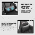 Homall Gaming Chairs, Pc Chair with Footrest and Therapeutic massage Lumbar ... - Image 5