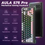 AULA S75 PRO Wi-fi Mechanical Keyboard with Display&Knob, 75% Scorching Sw... - Image 3