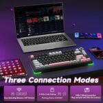 AULA S75 PRO Wi-fi Mechanical Keyboard with Display&Knob, 75% Scorching Sw... - Image 5