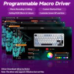 AULA S75 PRO Wi-fi Mechanical Keyboard with Display&Knob, 75% Scorching Sw... - Image 9