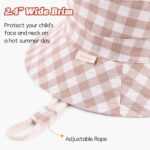 Bamery Child Toddler Ladies Bucket Hat New child Solar Hats for Boys Basic... - Image 4