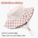 Bamery Child Toddler Ladies Bucket Hat New child Solar Hats for Boys Basic... - Image 5