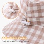 Bamery Child Toddler Ladies Bucket Hat New child Solar Hats for Boys Basic... - Image 6