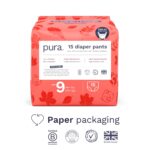 Pura Hypoallergenic Diaper Pants Measurement 9 (48+ lbs) In a single day, as much as 12 ... - Image 3