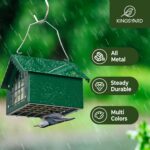 Kingsyard Double Upside Down Suet Feeder with Weatherproof Roof, All M... - Image 3