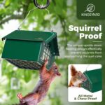 Kingsyard Double Upside Down Suet Feeder with Weatherproof Roof, All M... - Image 4