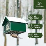 Kingsyard Double Upside Down Suet Feeder with Weatherproof Roof, All M... - Image 9