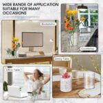 Vesici 20 Pcs Plastic Cylinder Vase Acrylic Cylinder Vase Bulk Small C... - Image 4