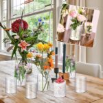 Vesici 20 Pcs Plastic Cylinder Vase Acrylic Cylinder Vase Bulk Small C... - Image 5