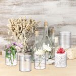 Vesici 20 Pcs Plastic Cylinder Vase Acrylic Cylinder Vase Bulk Small C... - Image 7