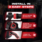 Pull Up Bar for doorway With Resistance Bands, No Screw Set up, ... - Image 4