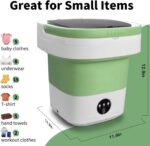 Transportable Washing Machine, 16L Mini Washer Foldable and Dryer with 3 Mo... - Image 3