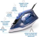 T-fal, Iron, Specific Steam Iron for Garments, Durilium Soleplate, Preci... - Image 3