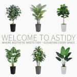 Synthetic Palm Tree 5FT - Pretend Tree with White Tall Planter - Fake Tr... - Image 5