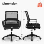 NEO CHAIR Workplace Chair Gaming Desk Laptop Chair Ergonomic Mesh Mid B... - Image 4