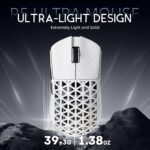 R5Ultra 8K Carbon Fiber Wi-fi Gaming Mouse with 42,000 DPI -PAW3950... - Image 5