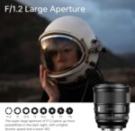VILTROX 27mm F1.2 Professional E Mount Lens, 27mm f/1.2 Autofocus Massive Apertur... - Image 4