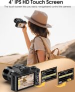 True 5K Digital Digital camera for Images - 80MP WiFi Autofocus Vlogging ... - Image 4