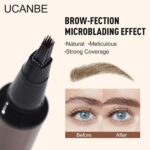 UCANBE Wild Pure Liquid Forehead Pen - Microblading Eyebrow Pencil with... - Image 3