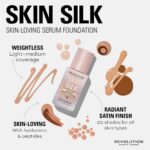 Revolution Magnificence London, Pores and skin Silk Serum Basis, Mild to Medium ... - Image 6