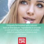 Eco Lips Licensed Natural Medicated Lip Balm for Chilly Sores & Fever B... - Image 3