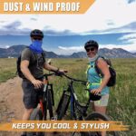 Neck Gaiter Bandana Face Masks: Solar Cooling Scarf Gator Cowl Head for ... - Image 3