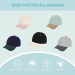 Child Baesball Hat Toddler Baseball Cap Colorblock Cotton Lady Boy Solar ... - Image 4