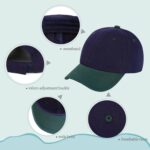 Child Baesball Hat Toddler Baseball Cap Colorblock Cotton Lady Boy Solar ... - Image 5