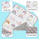 Child Play Mat，Thick Smooth 50" X 50" Playpen mat, Non-Slip and Machine W... - Image 3