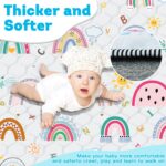 Child Play Mat，Thick Smooth 50" X 50" Playpen mat, Non-Slip and Machine W... - Image 5