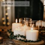 12Pcs Glass Cylinder Vase for Centerpieces 5 Inch Clear Flower Vases B... - Image 5