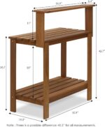 Furinno FG17478 Tioman Outside Patio Furnishings Hardwood Potting Bench,... - Image 4