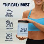 NAKED Chocolate Collagen Peptides Protein Powder, 24 Servings, Pasture... - Image 5