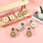 4Packs Child Women Socks,Flower Non-Slip Grips for Infants Toddler Princ... - Image 7