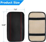 Automotive Armrest Storage Field Mat, Fiber Leather-based Automotive Middle Console Cowl, C... - Image 3